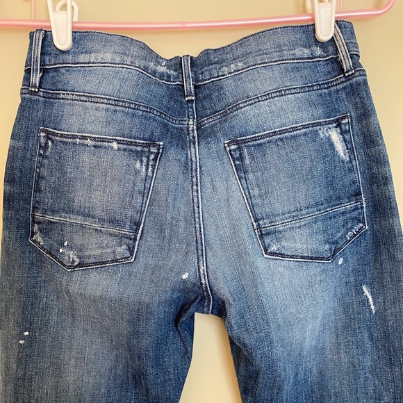 3x1 cropped distressed boyfriend jean- 2 - Picture 6 of 8